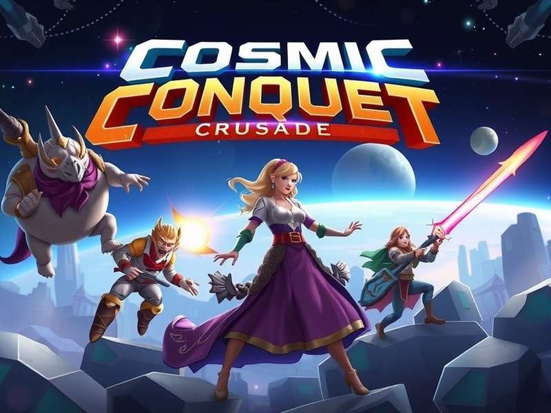Cosmic Conquest Crusade Game Banner